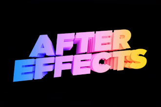 create a custom animation or edit any after effects template
