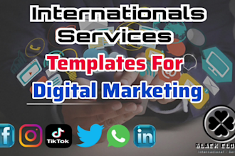 create templates for your social media, presentacions or ads