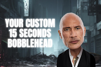 do custom bobblehead video from your photo