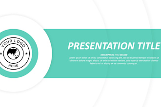 design powerpoint presentation, pitch deck, PPT and google slides