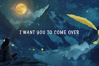 create stunning animated lyric video