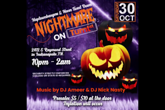 create amazing animated halloween flyers and party flyers