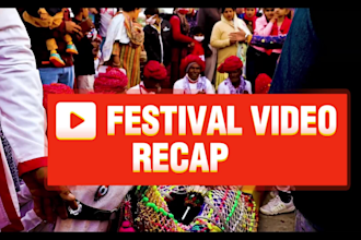 make edited recap video of all weddings and event highlights
