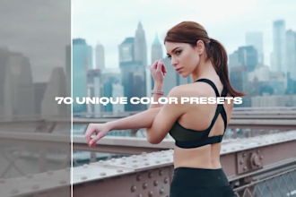 provide pro color luts for color grading