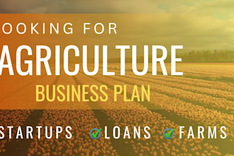do agriculture farming business plans for startups