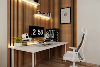 design home office, gaming room interior design