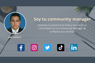 be your community manager in spanish