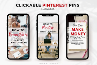 create clickable pinterest pin for your blogs