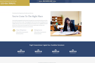 design a professional lawyer website