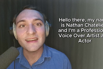 record a british social media voice over