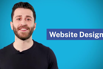 professional one page website design