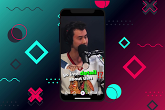 make and edit trendy tik tok video and viral tik tok ads