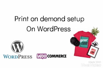 do printful, print on demand on wordpress