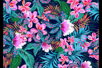 design seamless pattern, textile design,floral pattern for u