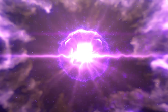 do space nebula logo youtube intro sci fi space animation