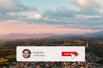 make a custom subscribe gif or video for youtube