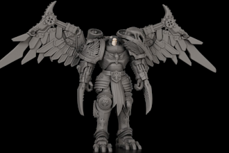sculpt high quality 3d model for 3d printing