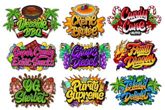 design a custom graffiti style logo with hand lettering and typography in 1 day