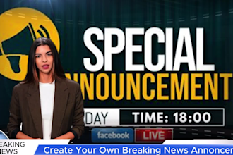 create ai spokesperson news and announcements with human avatar
