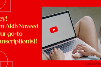 transcribe youtube, audio, video, interview, and webinar transcription