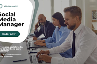 be your social media manager and content creator