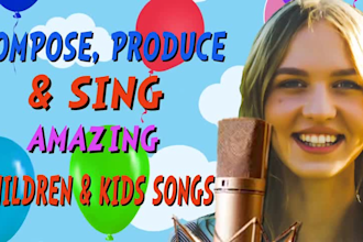 produce and sing music for children