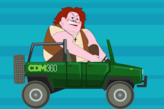 create any cartoon character and create a 2d animated video