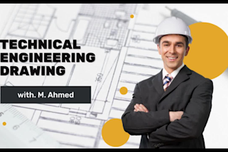 design 2d drawings, technical drawings, and engineering drawings