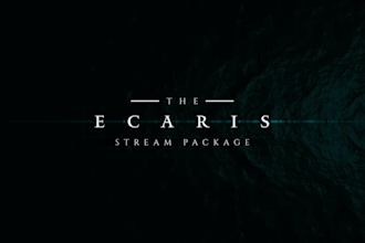 design animated stream overlays, custom alerts and gaming logo