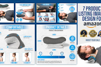 design amazon product infographic or product listing images design
