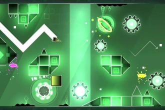 make a geometry dash layout