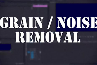 remove grain, noise or flicker out of your videos