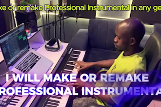 make or remake an instrumental, ai song or backing track