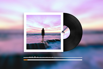 make simple audio and video visualizer for your music or song