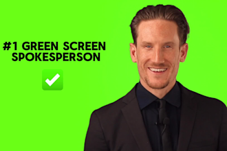 be your green screen video spokesperson
