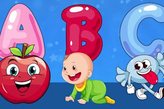 create kids learning rhyme videos