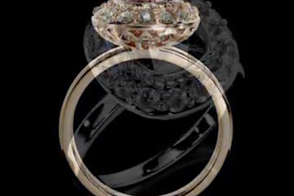 create 3d cad jewelry designs for earrings, bracelets, gemstones, printing model