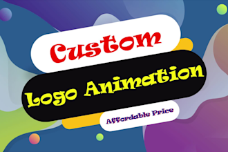 do a fabulous custom logo animation