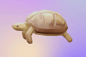 make 3d low poly animals for games and animations