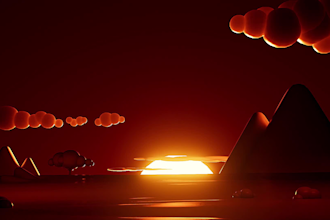 create minimalist 3d motion graphics in cinema 4d
