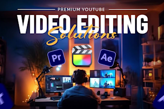 professionally edit your youtube videos to boost views