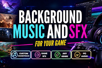produce background music and sfx for your game