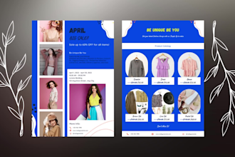 create amazing product catalog design, brochure, flyer