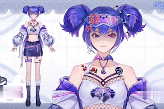 draw and design live2d vtuber model, 2d vtuber model, 2d vtuber anime, pngtuber