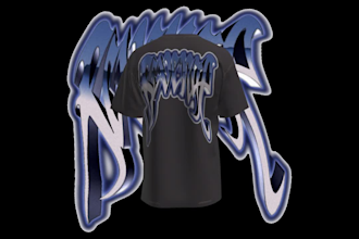 do 3d clothing mockup for website and video