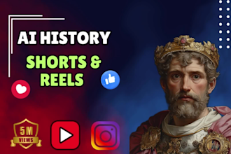 create ai history video for your faceless youtube channel