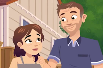 do animated stories, christmas animation video, 2d kids cartoon music