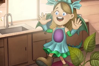 create cute 2d animation