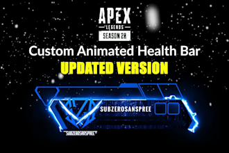 make animated apex legends season 20 health bar overlay