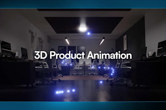 do photorealistic 3d product animation and industrial animation 3d exploded view